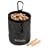 Brabantia Clothes Peg Bag, Black/Silver