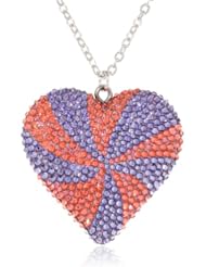 TARINA TARANTINO Kaleidoscope Heart Necklace, 19.5"