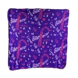 Brisco PFB927 50 x 60 Inch Breast Cancer Awareness Soft Polar Fleece Blanket   Purple Background