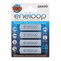 Sanyo Eneloop AA 4 Pack Batteries (HR-3UTGA) - The new, improved eneloop - re...