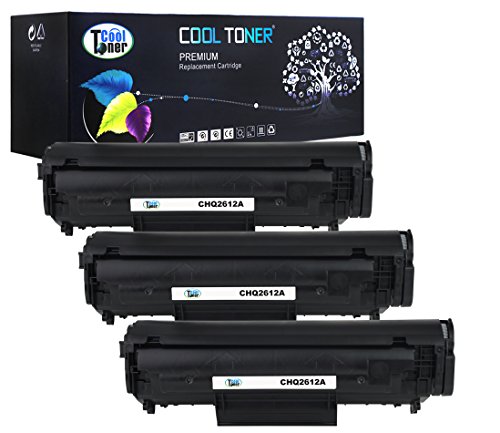 Laser Printer Drums & Toner Cool Toner Compatible Toner Cartridge Replacement for HP 12A Q2612A 
