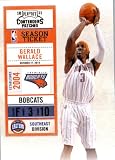 2010 11 Playoff Contenders Plates & Patches Basketball Card # 90 Gerald Wallace Charlotte Bobcats In a Protective Screwdown Display Case!