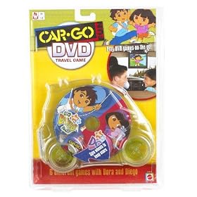 Car-Go Fun: Go Diego Go! And Dora DVD Travel Game by Mattel