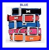 X-LARGE - BLUE - Bamboo Quick Control Collar