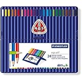 Staedtler Ergosoft Colored Pencils, Set of 24 Colors in Stand-up Easel Case (157SB24)