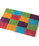 20" X 30" Brights Multicolor Plush Cotton Rug