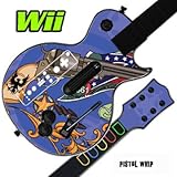 Skin Decal Cover for GUITAR HERO 3 III Nintendo Wii Les Paul - Pistol Whip