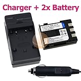 TWO BATTERY And CHARGER For CANON Digital Rebel XT Xti