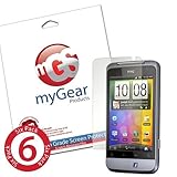 myGear Products CLEAR LifeGuard Screen Protectors for HTC Salsa (6 Pack)