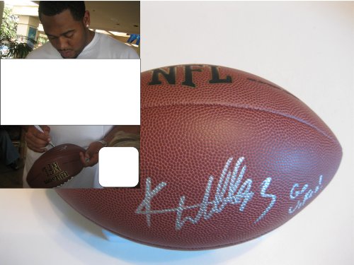 KEVIN WILLIAMS MINNESOTA VIKINGS,OKLAHOMA STATE,SIGNED NFL FOOTBALL WITH PROOF + COA