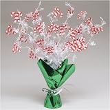 Candy Cane Foil Centerpiece
