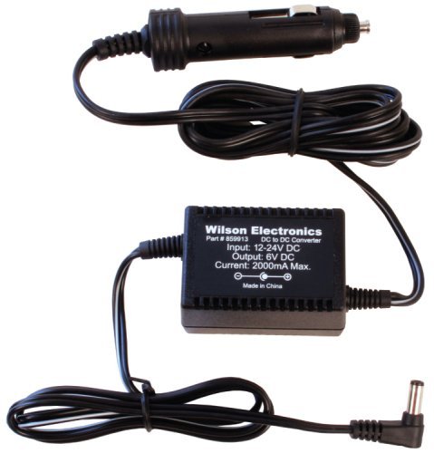 Wilson Electronics DC/DC 6 V Power Supply for Wilson 801201, 801230, and 801245 Series Boosters