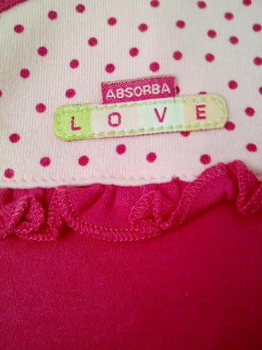 Absorba Baby Clothes Girl French Terry Cotton Hot Pink Butterfly & Hearts 3 Pc Set 18 Months