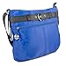 Travelon Nylon Adjustable Hobo with Belt Detail, Dazzle Blue
