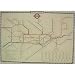 London Underground map Cavallini Wrap or Decoupage paper,vintage look poster print