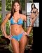  : Silver & Studs - Sexy Shirring Bra & Thong Panty Lingerie Set