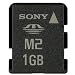 Sony - Carte memoire flash - 1 Go - Memory Stick Micro (M2)