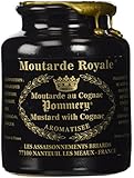 Royal Mustard Pommery Mustard with Cognac in Pottery Crock, 8.8 oz