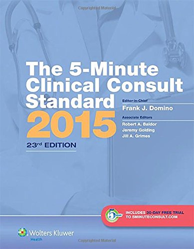 the 5 minute clinical consult standard 2015 30 day enhanced online access print the 5 minute consult series