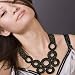 Spinning Disks Metal Studded Neckpiece (I Goth You)