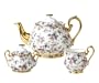 Royal Albert 100 Years of Royal Albert 3-Piece Tea Set, 1940 ?English Chintz