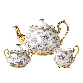 Buy Royal Albert 100 Years of Royal Albert 3-Piece Tea Set, 1940 ?English Chintz