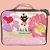 くまのがっこう おむつポーチ 【ポーチ・ミニバッグ】 L ピンク フラワー