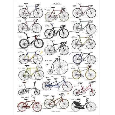 Bicycle Chart Print||RHFPR