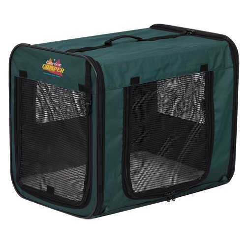 Canine Camper Double Door Soft Dog Crate 43 x 28 x 32