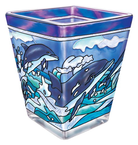 Amia Petite Votive Hand-Painted Inches Tall