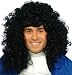 Adult Mens Black Renaissance Costume Wig