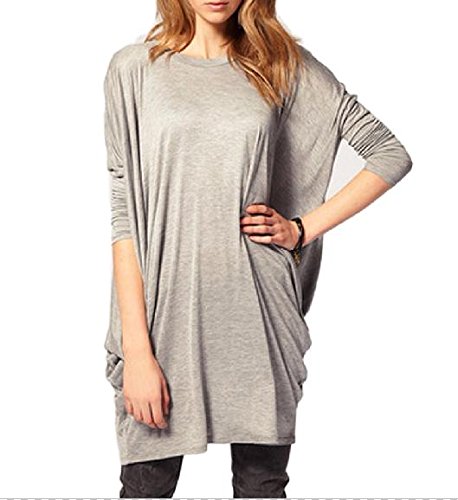 (レディス＆シープ)ladies and sheep ロンT トップス ドルマン 長袖 チュニック ワンピース