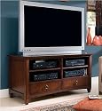 Hooker Furniture 545-55-459 Albany Park 52" TV Stand in Dark Cherry