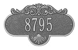 Whitehall Products Rochelle Petite Decorative Address Wall Plaque