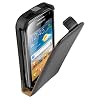 mumbi PREMIUM ECHT Leder Flip Case Samsung Galaxy Ace 2 Tasche