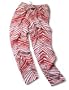 Zubaz Pants: Red/White Zubaz Zebra Pants