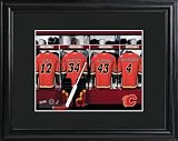 Personalized Calgary Flames Locker Room Print