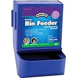 Super Pet Small Animal Gravity Bin Feeder with Bracket, Colors Vary
