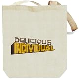 Delicious Individual Adjectives Tote Bag (Beige, Canvas, Unisex)