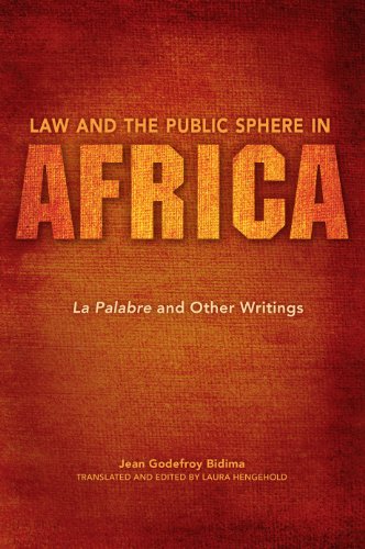 Law and the Public Sphere in Africa: La Palabre and Other Writings (World Philosophies)