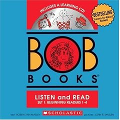 Set 1: Beginning Readers 1-4 [With CD] (Bob Books Listen and Read)