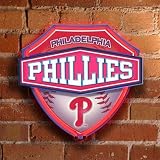MLB Neon Shield Wall Lamp Team: Philadelphia Phillies