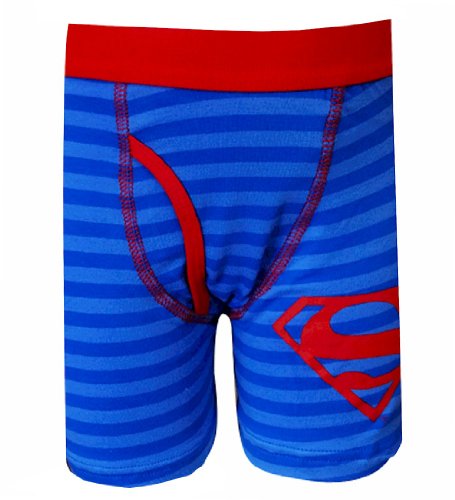 Fruit of the Loom Boys DC Comics Superman Striped Logo Boxer Brief