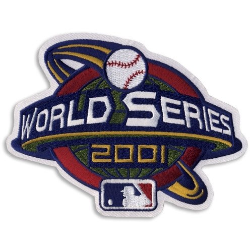 2 Patch Pack - 2001 World Series MLB Baseball Jersey Sleeve Patches - Arizona Diamondbacks over New
