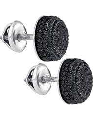0.50CT-DIA MICRO-PAVE EARRINGS