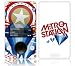 Search : Music Skins MS-MSTA10164 Microsoft Zune- 30GB- Metro Station- Captain America Skin