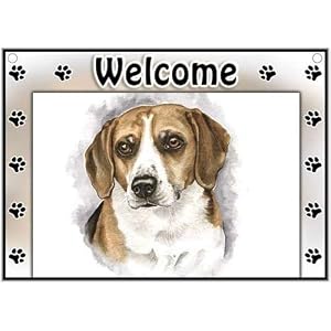 Beagle Welcome Sign