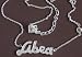 Nine West Silver Tone & Crystal LIBRA NECKLACE w Silver Tone Chain (September 23 to October 22)