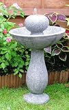 SOLAR IMOGEN SPERE BIRD BATH