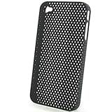 Hard Snap cover case BLACK Rubberized Multi perforated Mess Net Plastic Bac ....